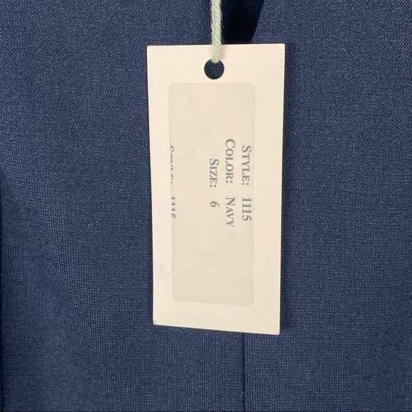 Hutch Navy Blue Fit and Flare Dress - Picture 9 of 10